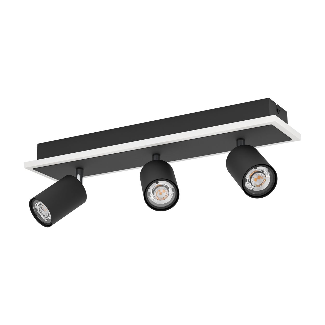 EGLO Rimbocchi 1 Black Modern 3 Light Spotlight