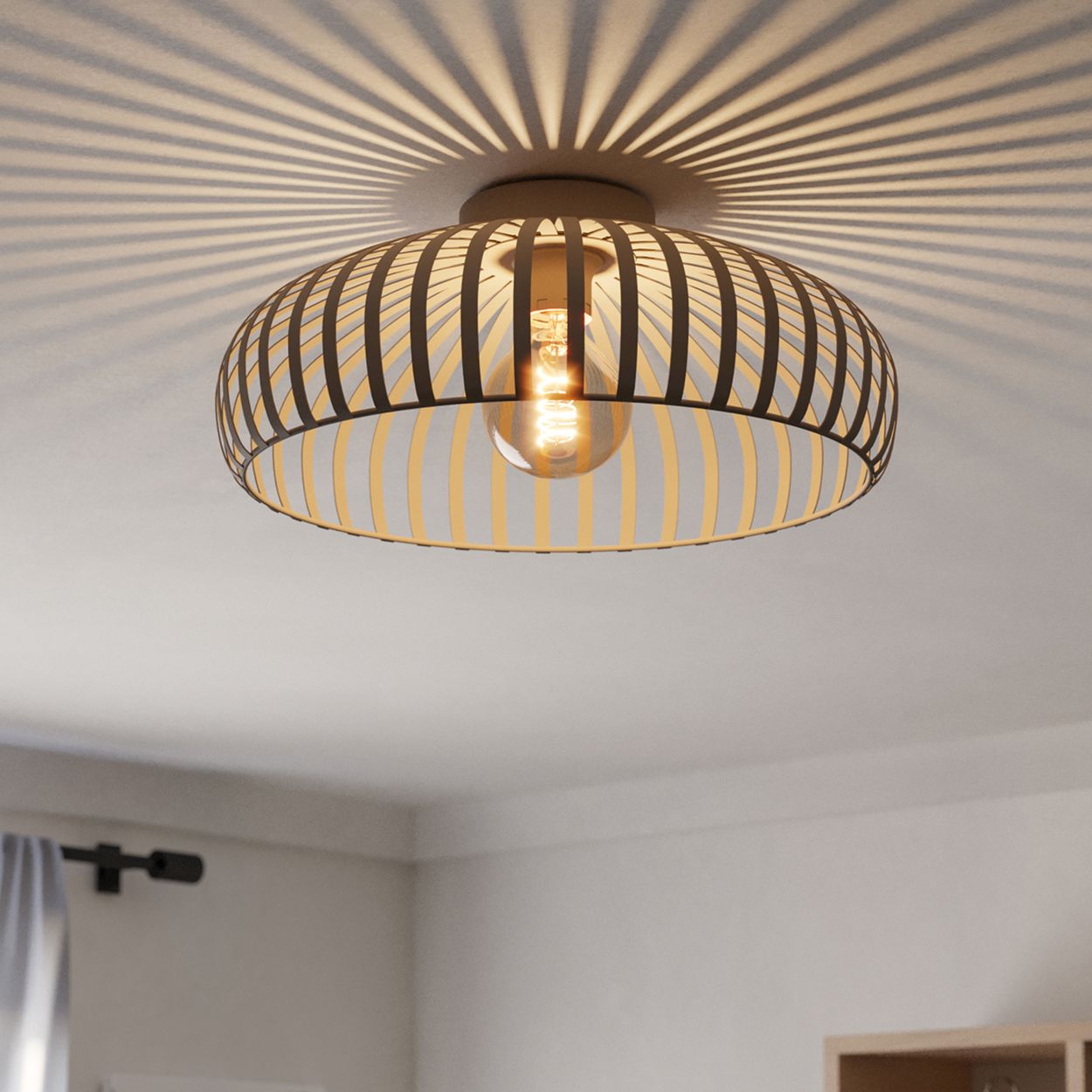 EGLO Mogano 3 Sandy Minimalist Ceiling Light