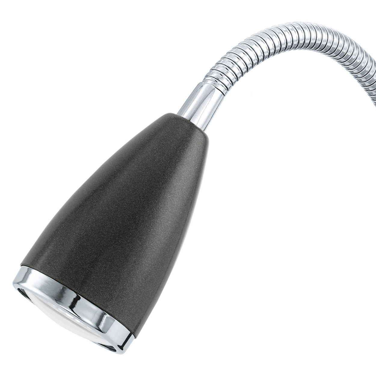 EGLO Fox LED Black & Chrome Adjustable Desk Lamp