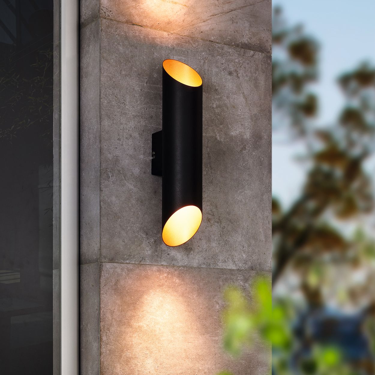 EGLO Agolada 2-Light Exterior Wall Light