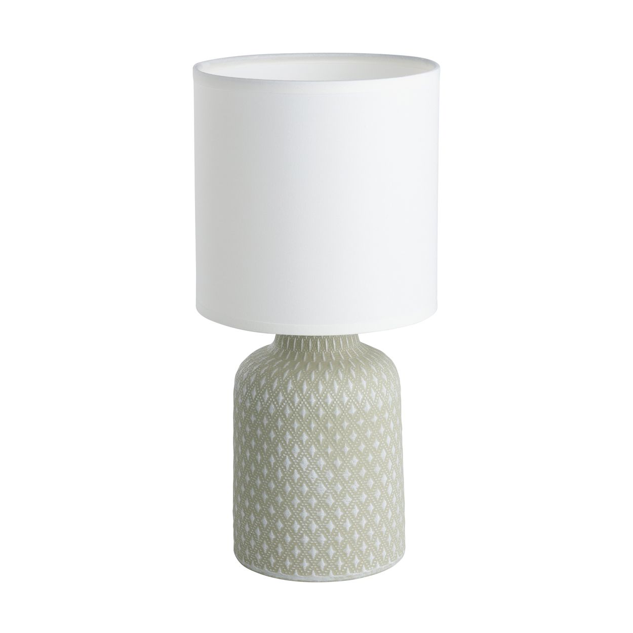 EGLO Bellariva 1 Light Grey And White Table Lamp