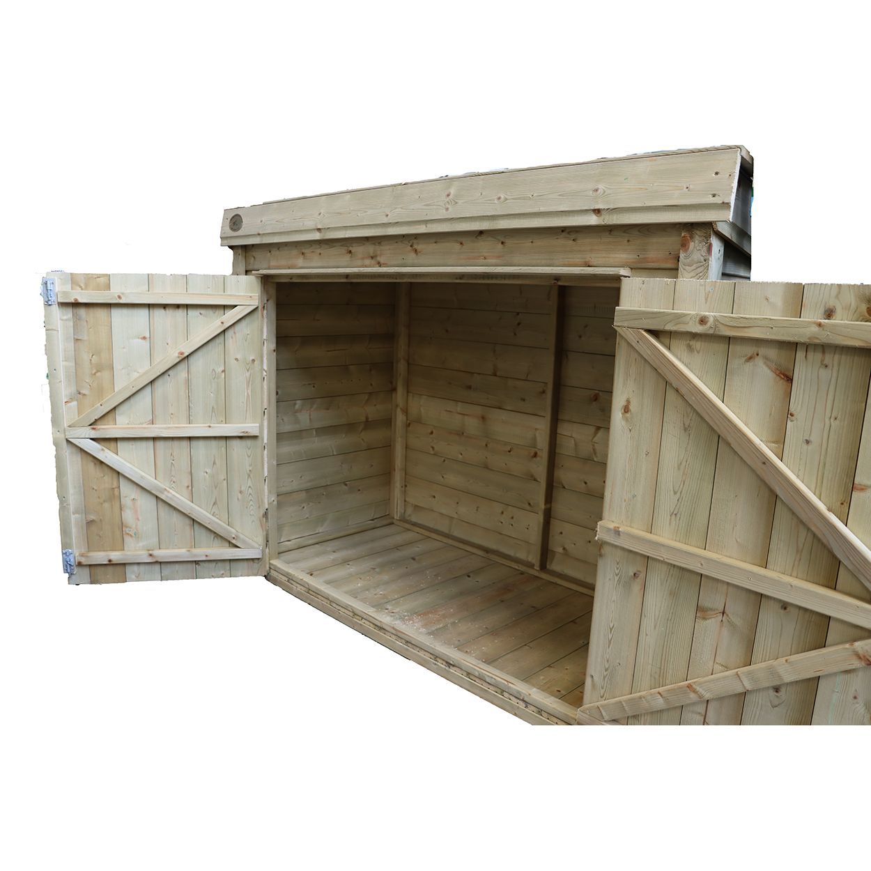 MCD Bike Shed Wooden 6.5ft x 3ft