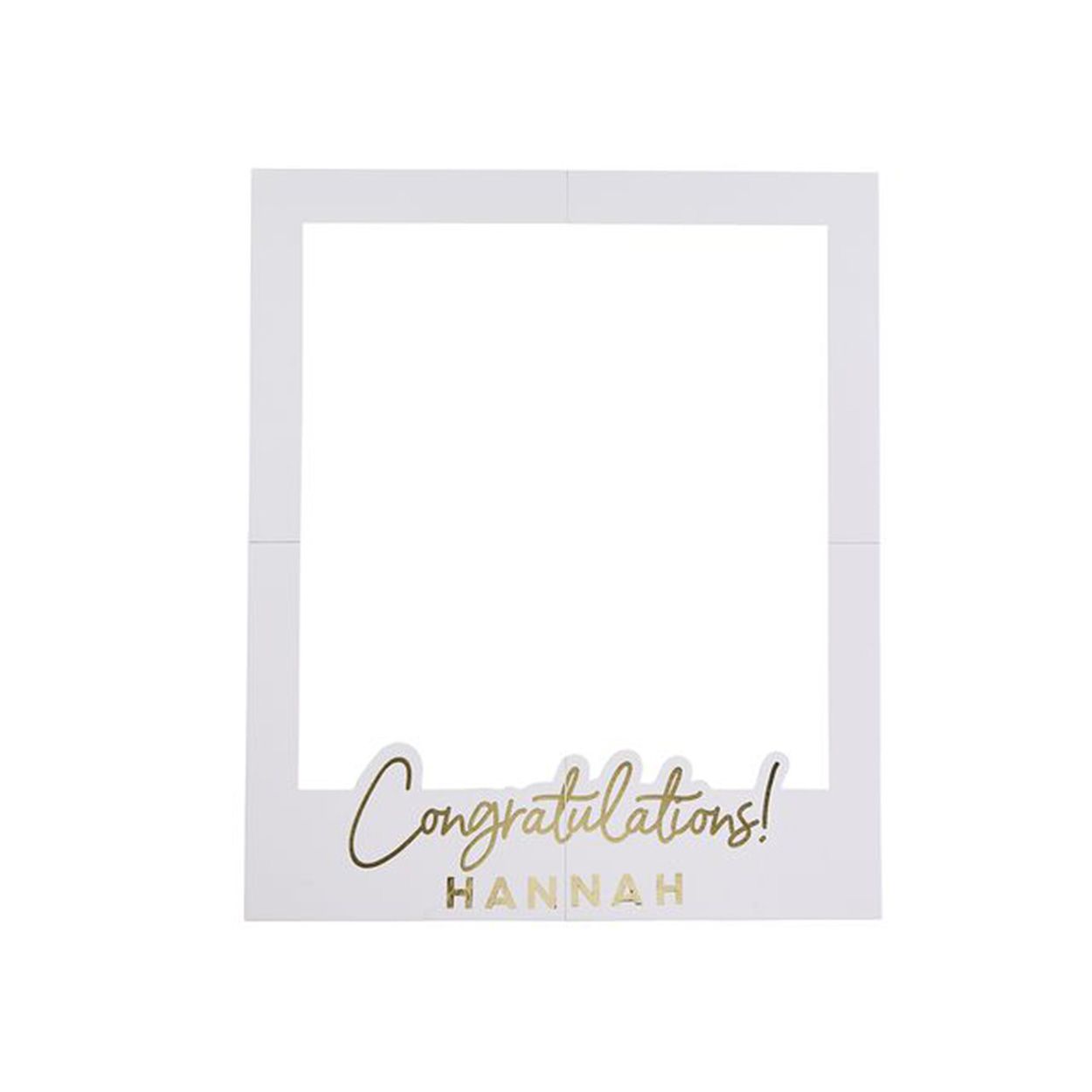 Customisable Photo Frame Congratulations