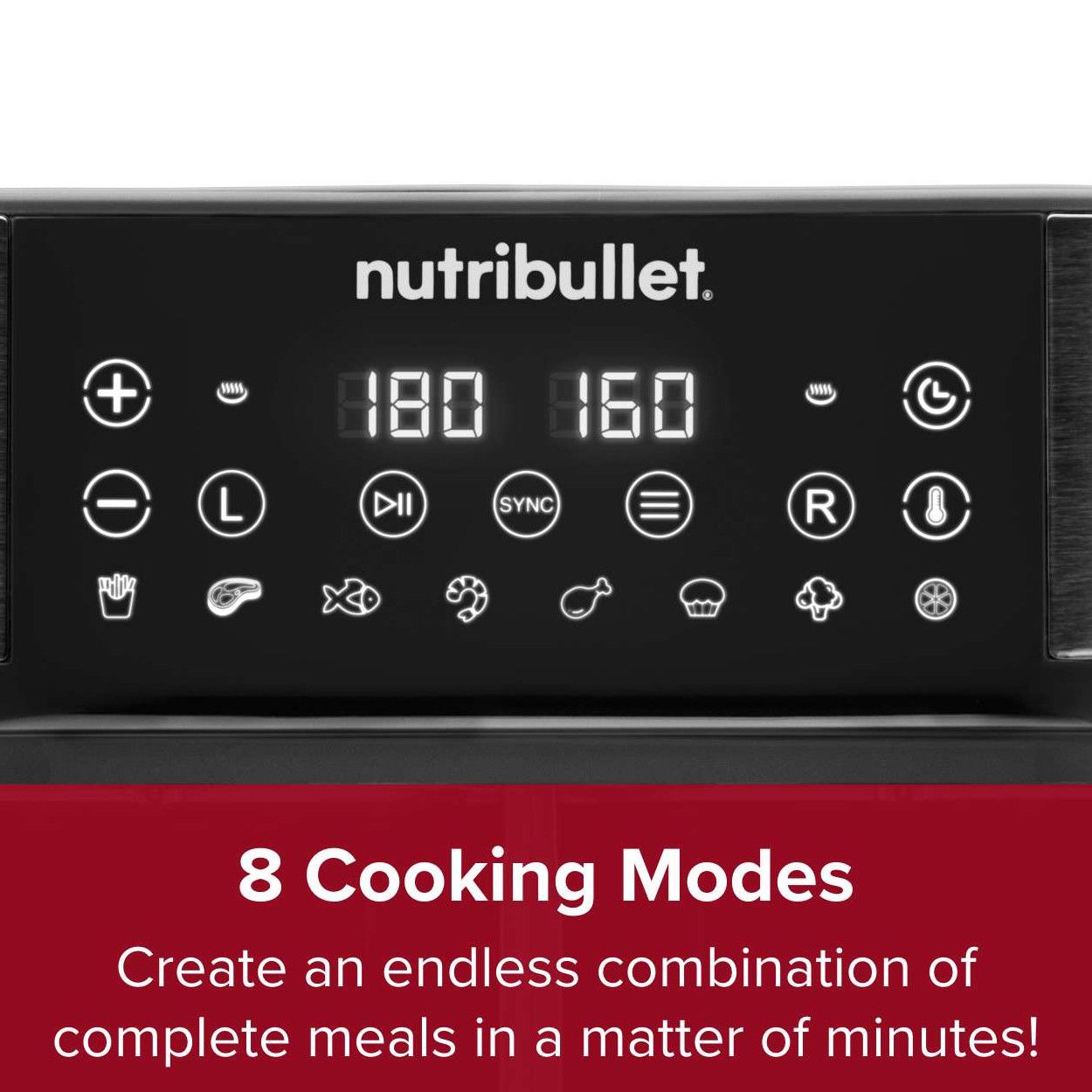 Nutribullet Twin Drawer Digital 8L Air Fryer