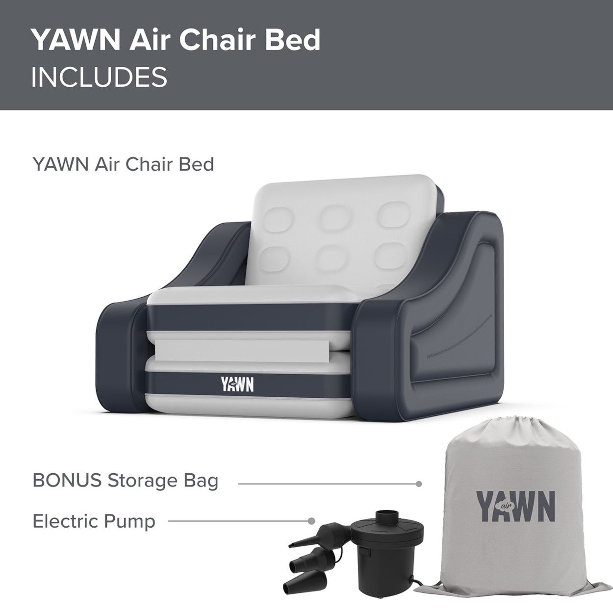 Yawn Air Chair Bed