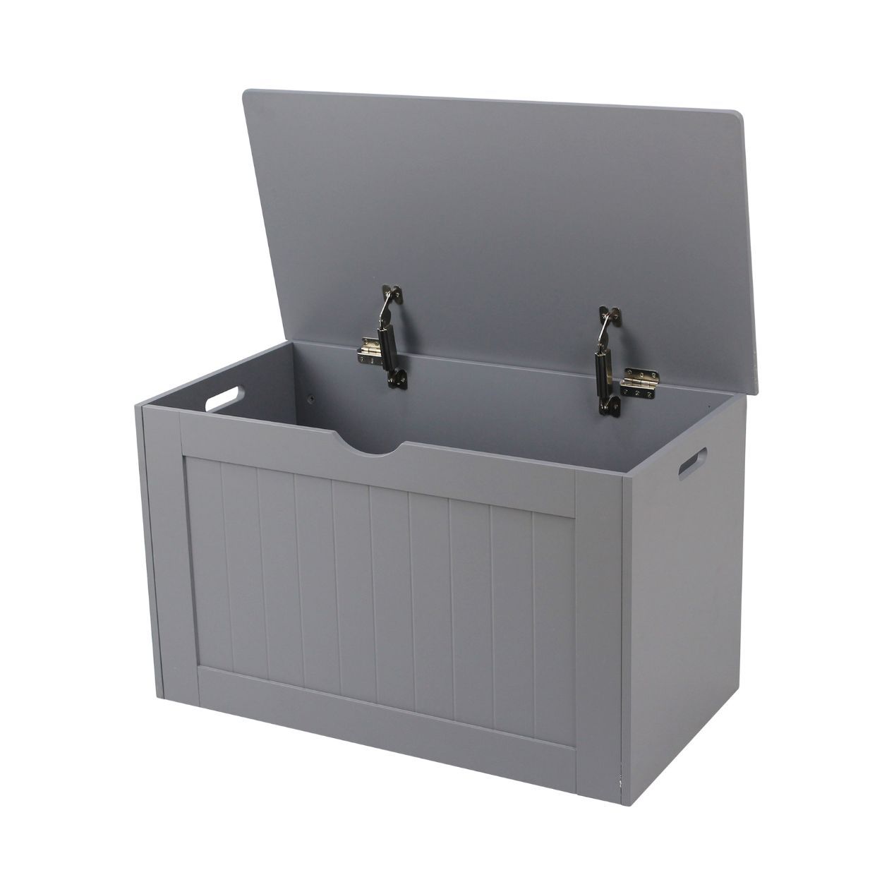 Shaker-Style Blanket Box Grey