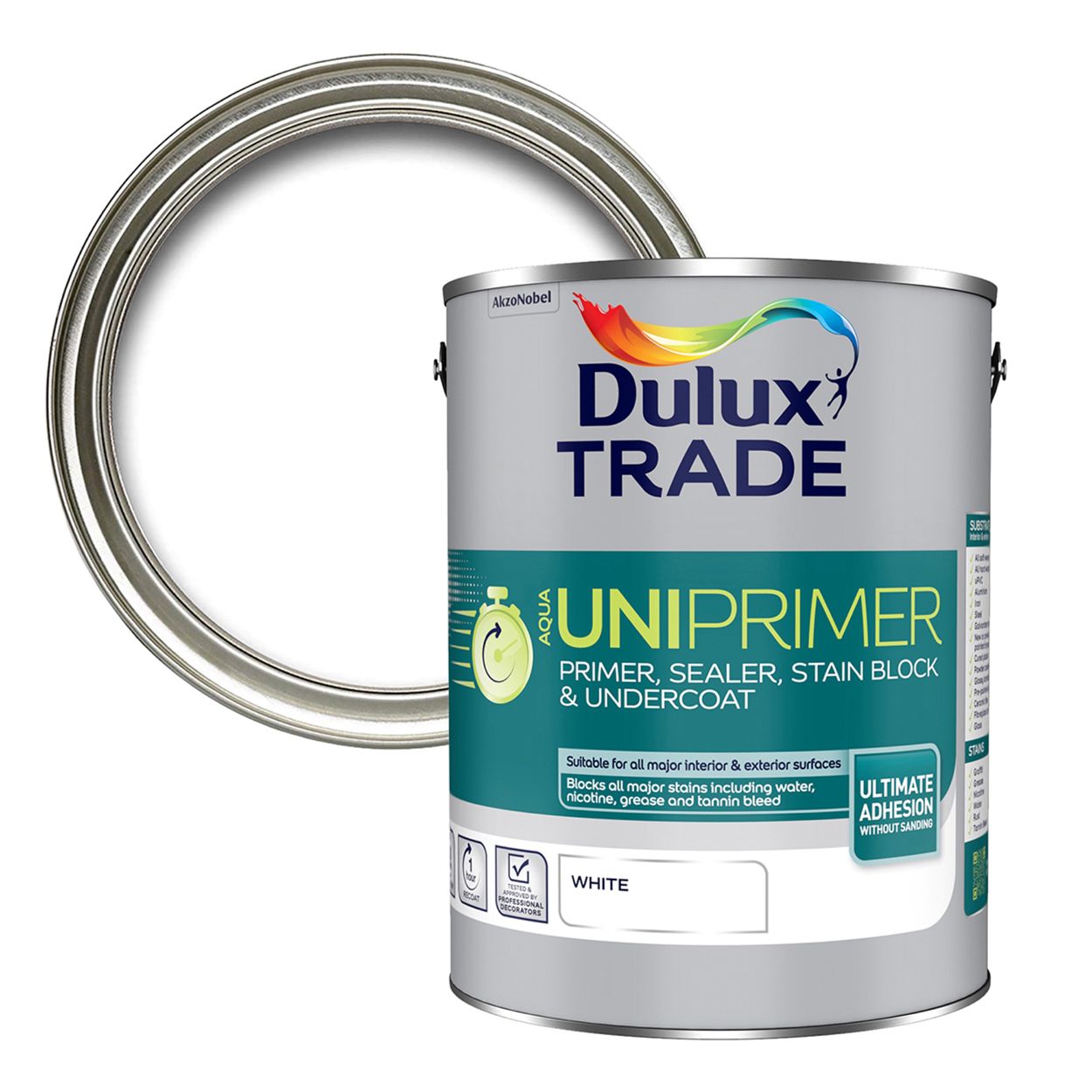 Dulux Trade Aqua Uni Primer White 5L