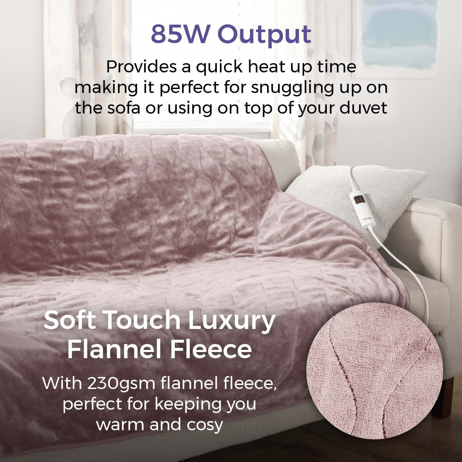 Fleece Electric Over Blanket