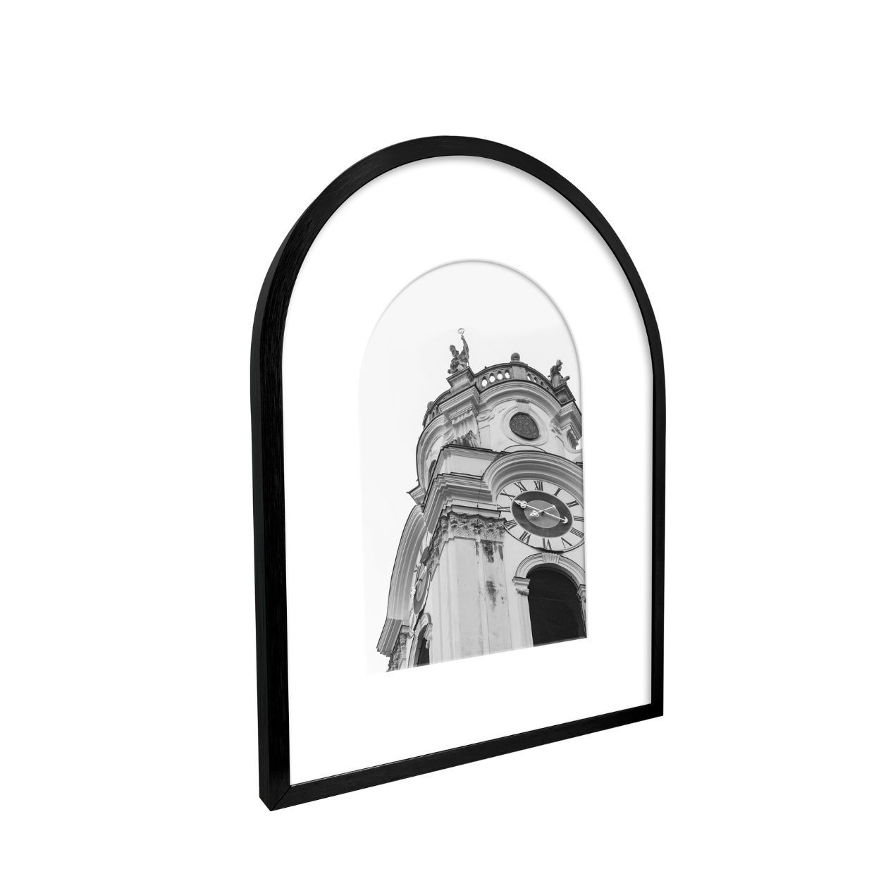 Black Aluminium Arch Frame 6x8