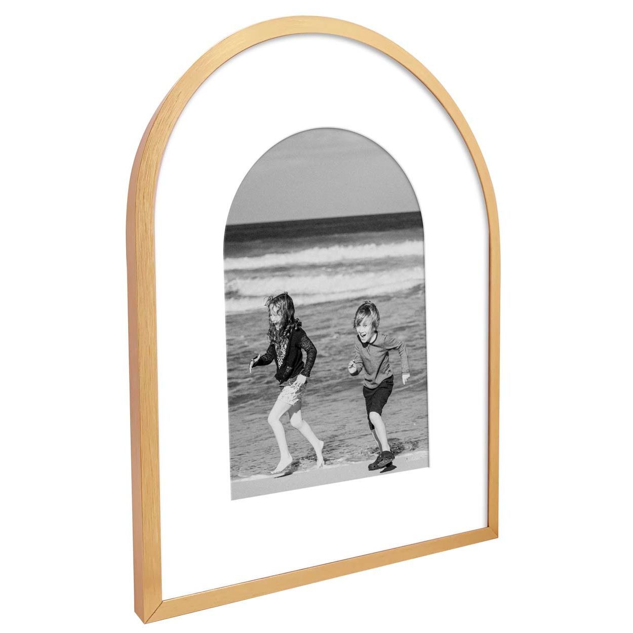 Metal Window Mirror 140x60x2.7cm Black