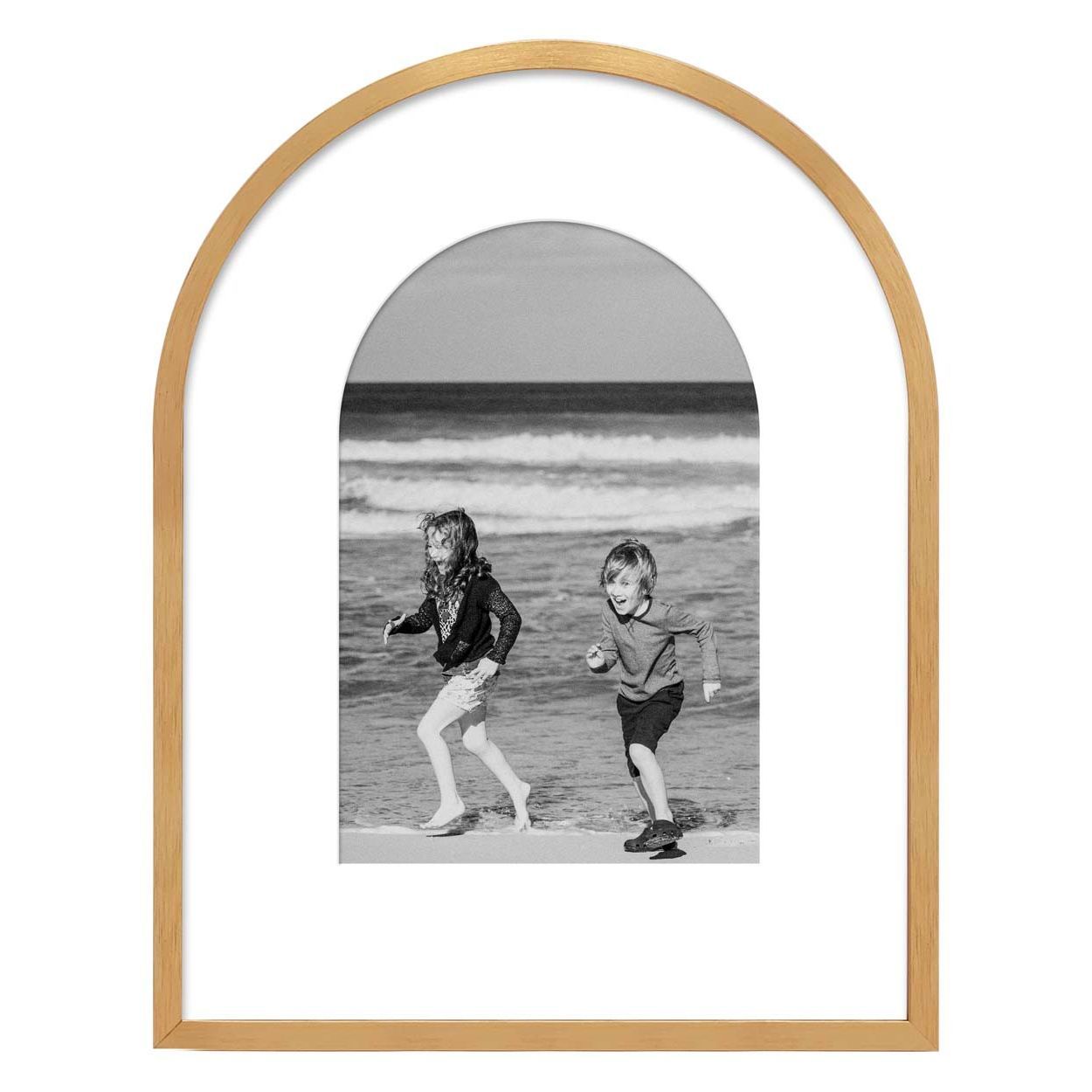 Metal Window Mirror 140x60x2.7cm Black