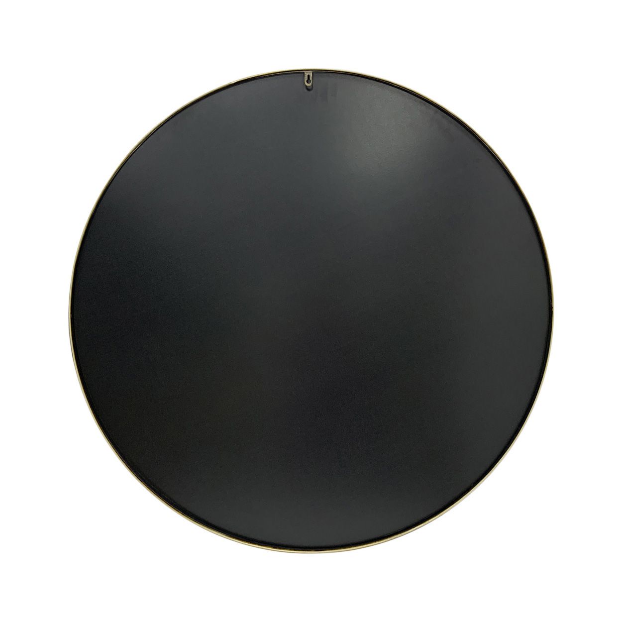 Metal Round Mirror 100x100x2.8Cm Gold