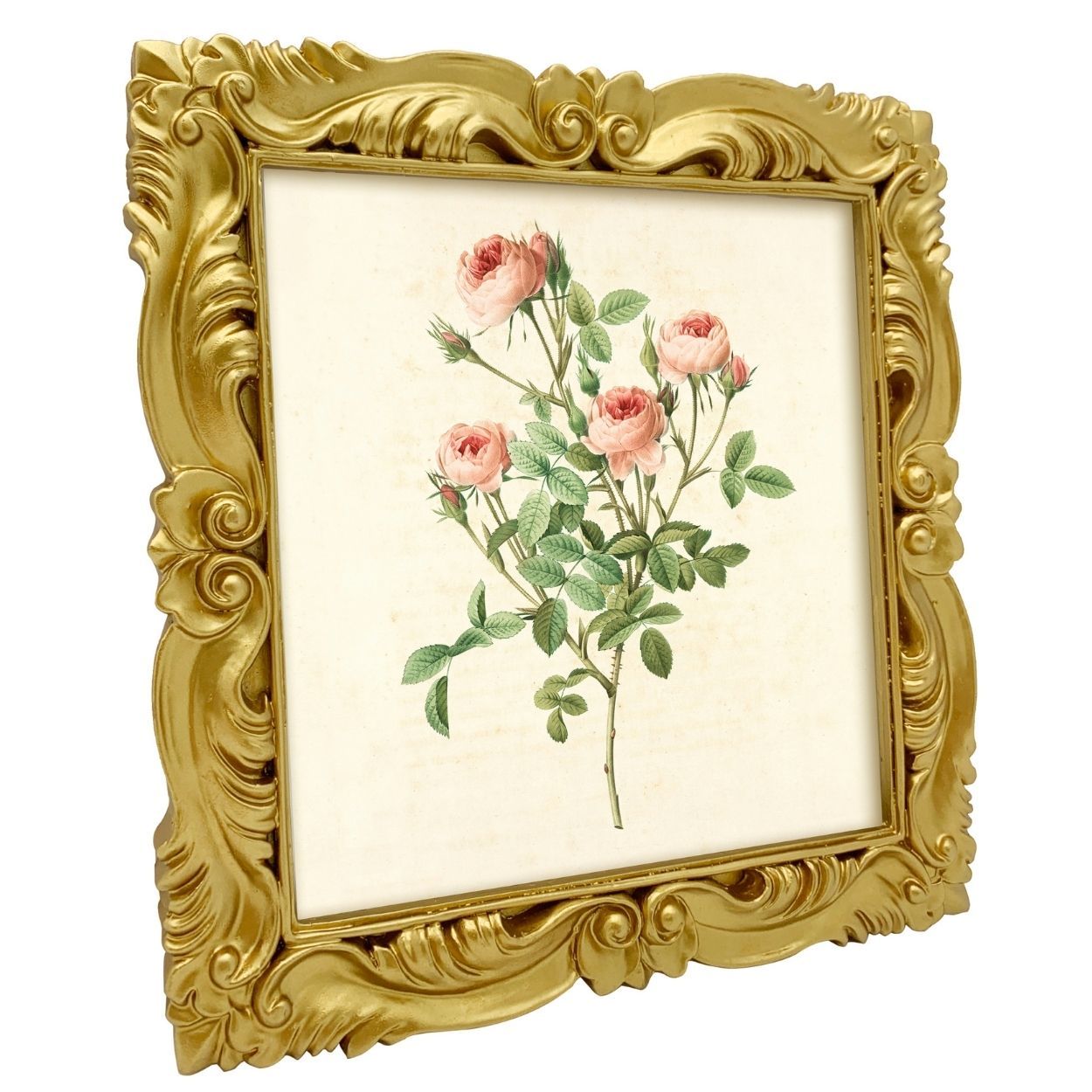 Gold Retro Photo Frame 8x8