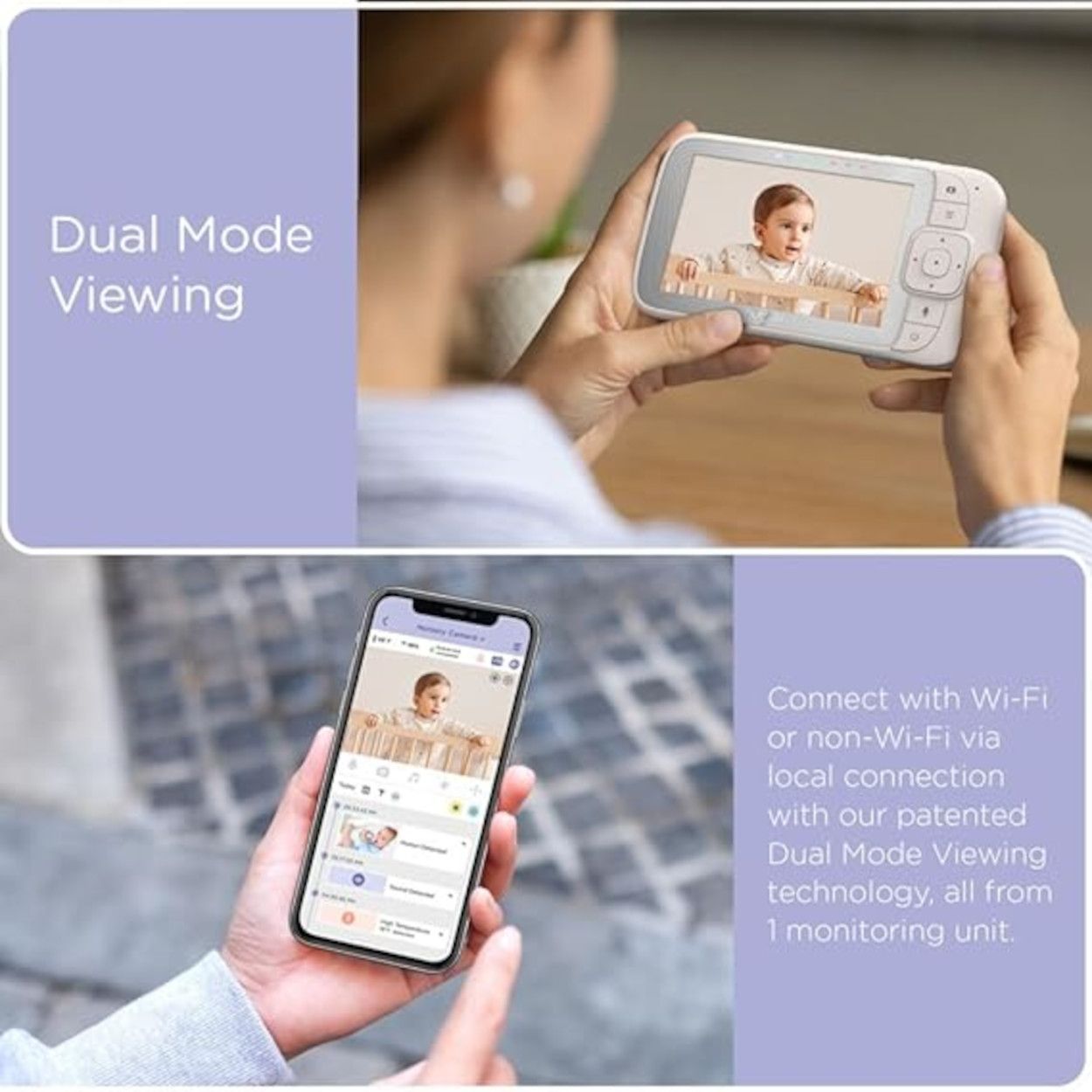 Hubble Nursey Pal Dual-Vision - White