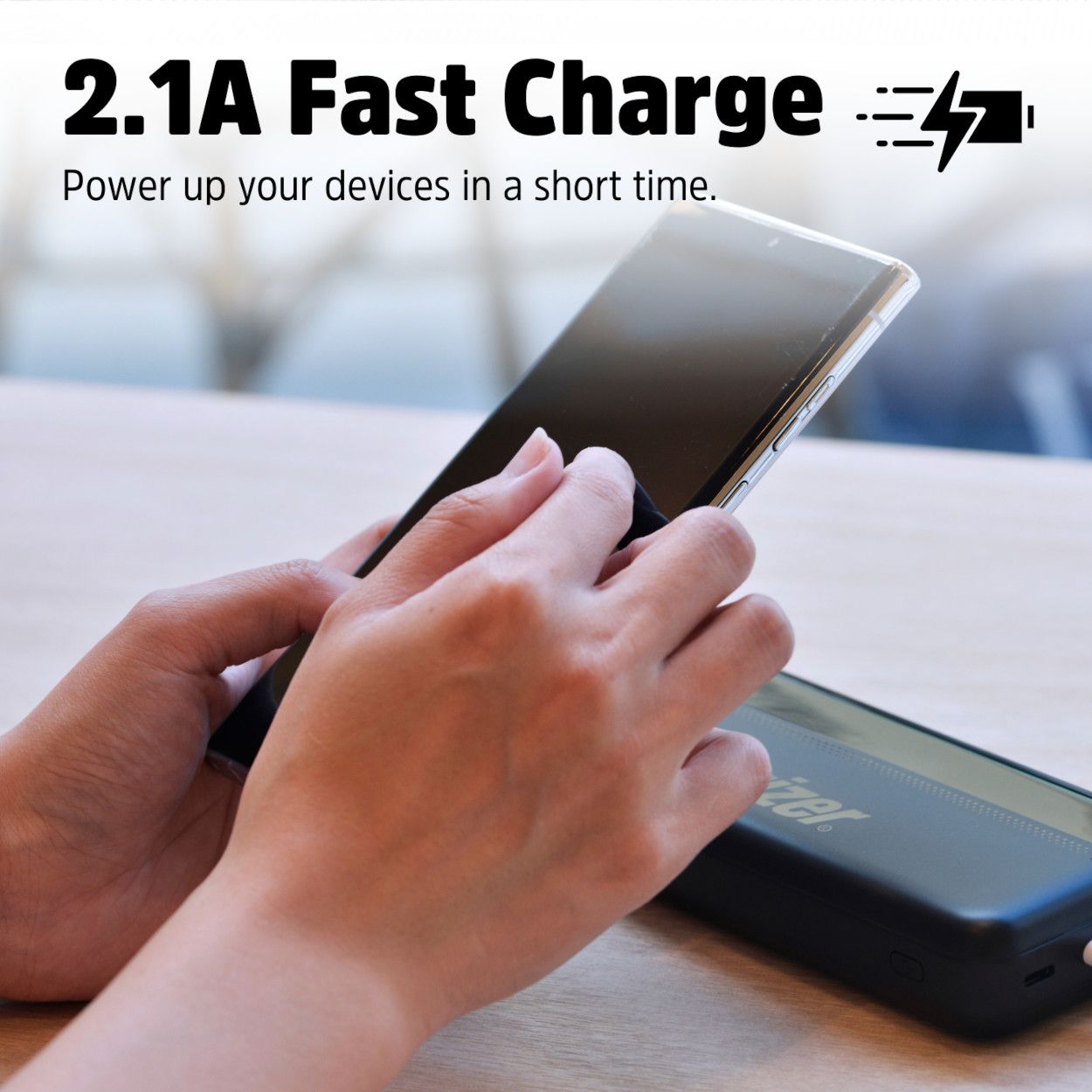 Energizer 20000MAH USB-C Power Bank - Black