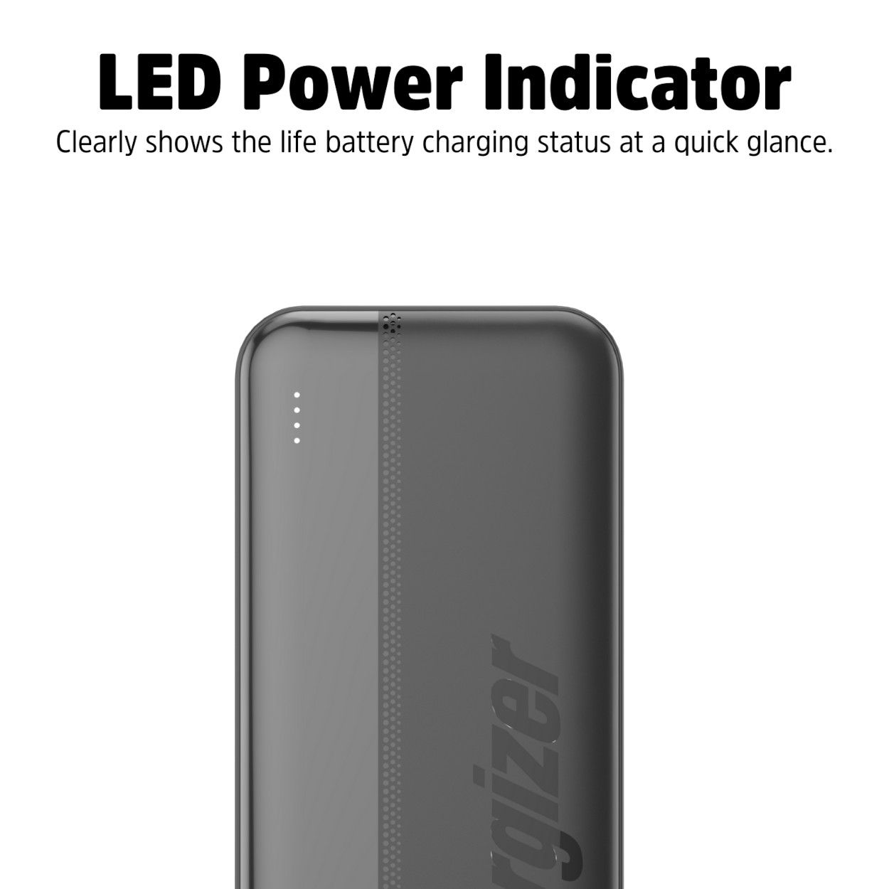 Energizer 20000MAH USB-C Power Bank - Black