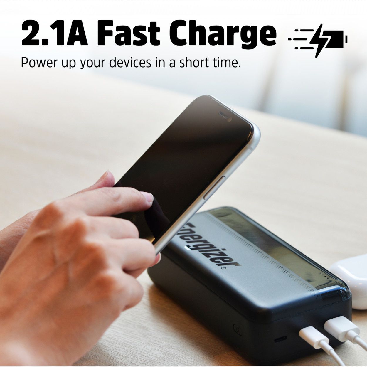 Energizer 30000MAH USB-C Power Bank - Black