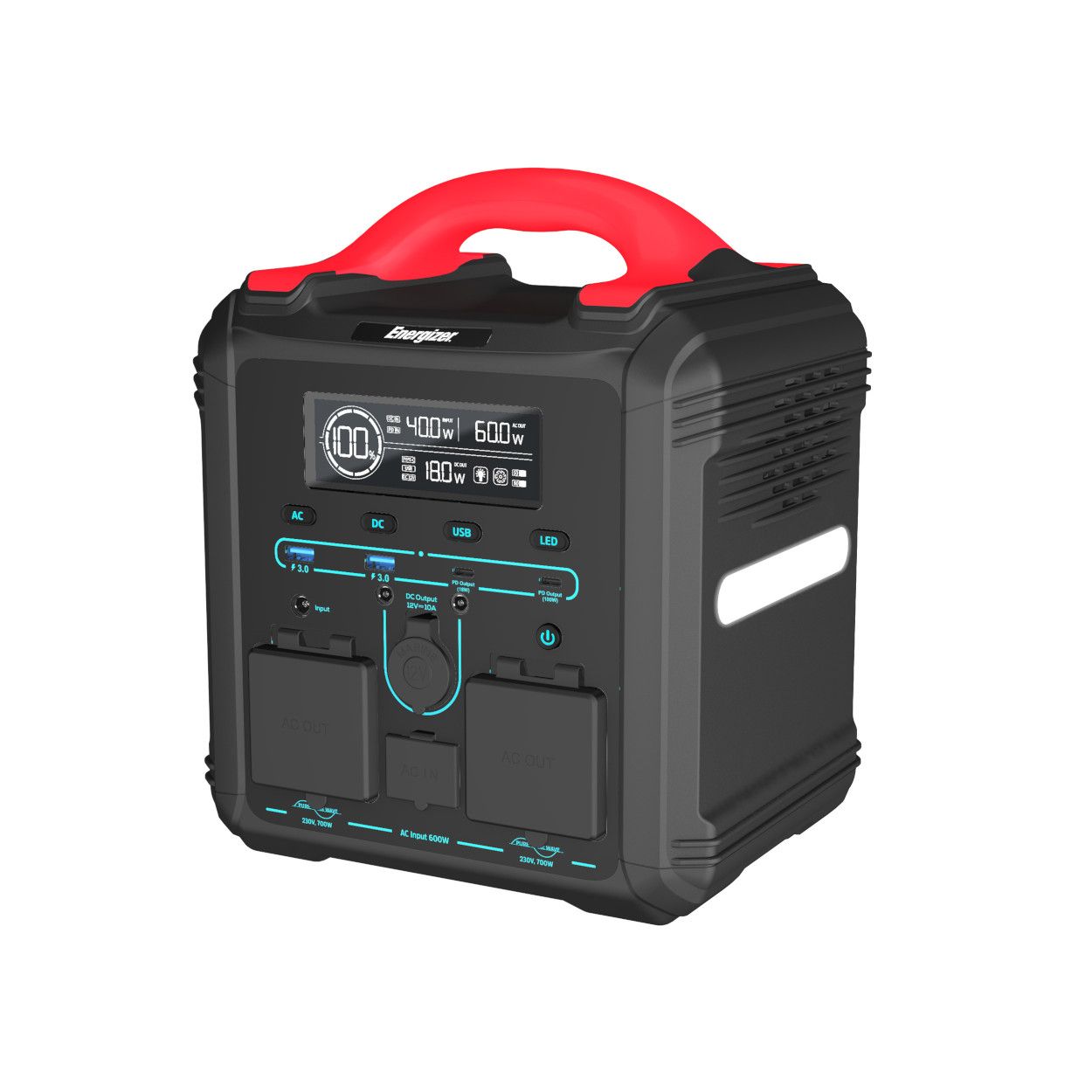 Energizer Portable Power Station - 700W