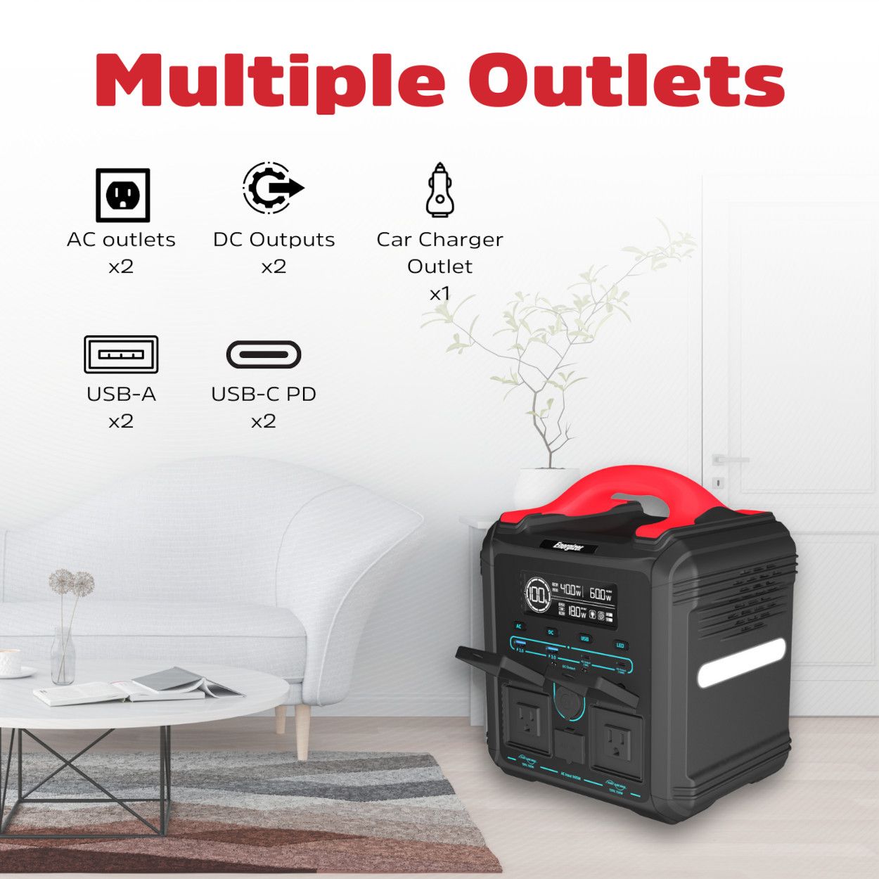 Energizer Portable Power Station - 700W