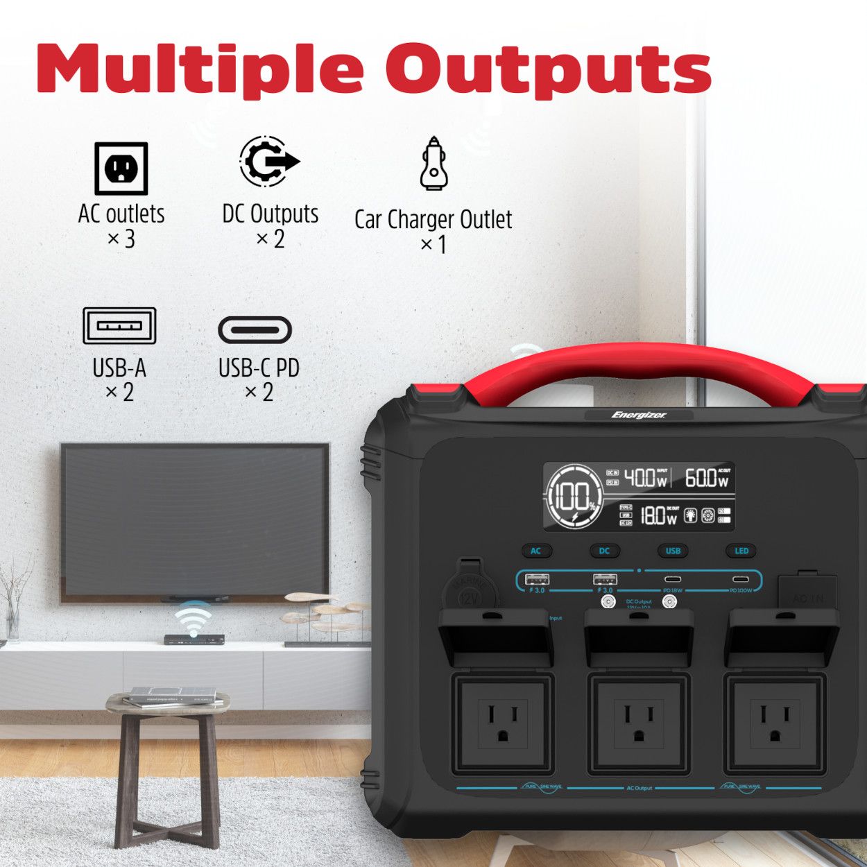 Energizer PPS1100 Portable Power Station