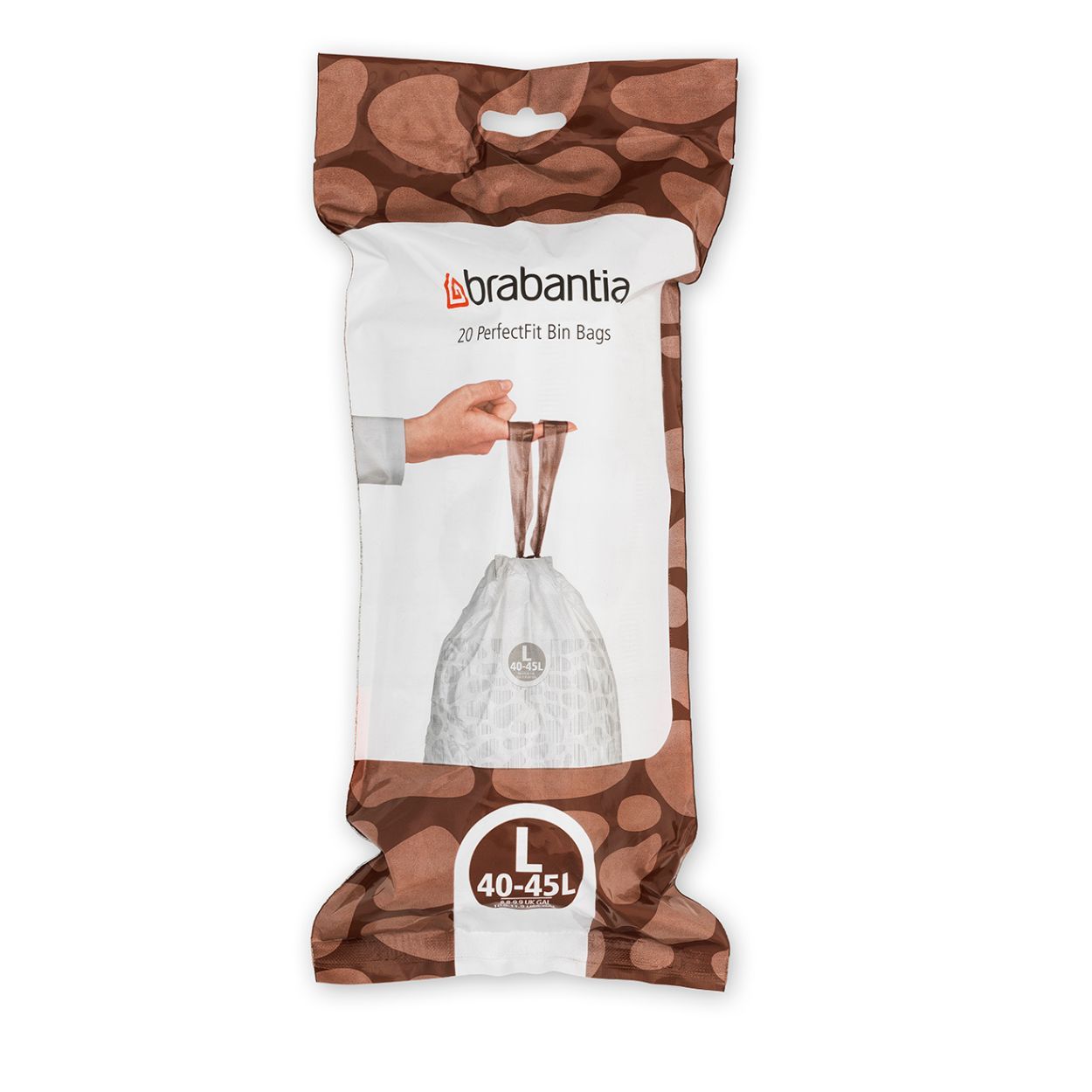 Perfectfit Bin Bags, Code L, 40-45 Litres, 20 Bags On Roll