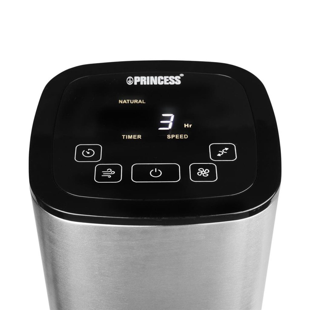 Princess Smart Tower Fan Black