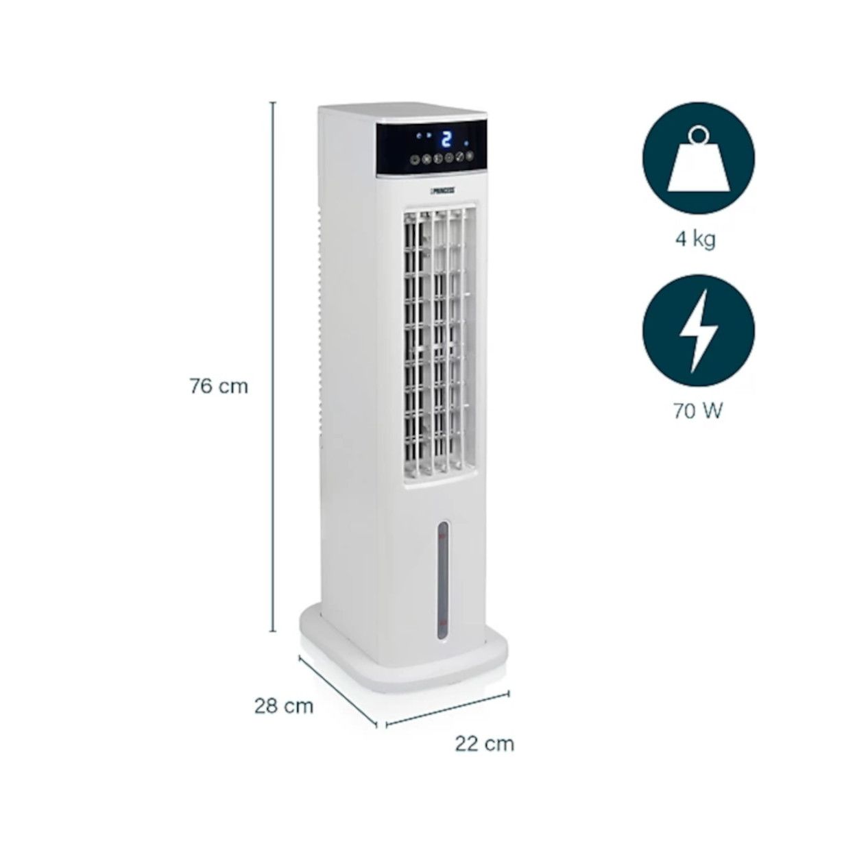 Princess Smart Air Cooler White
