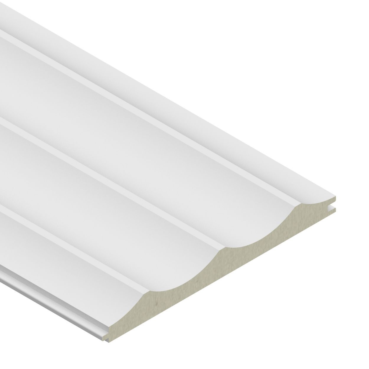 2 Pack Primed Scallop Cladding 18 x 170 x 1200mm 