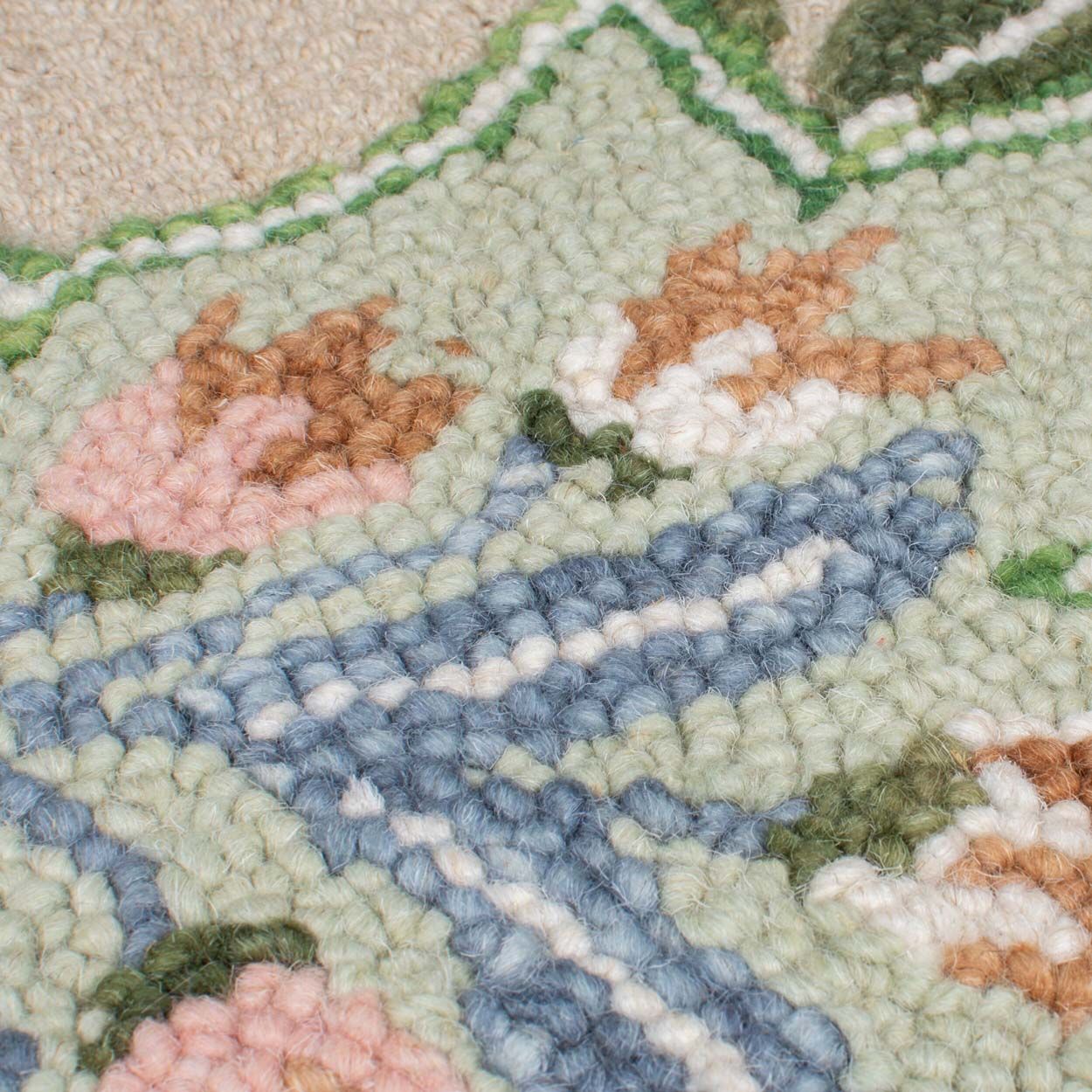 Bryony Shaped Floral Green 200X290