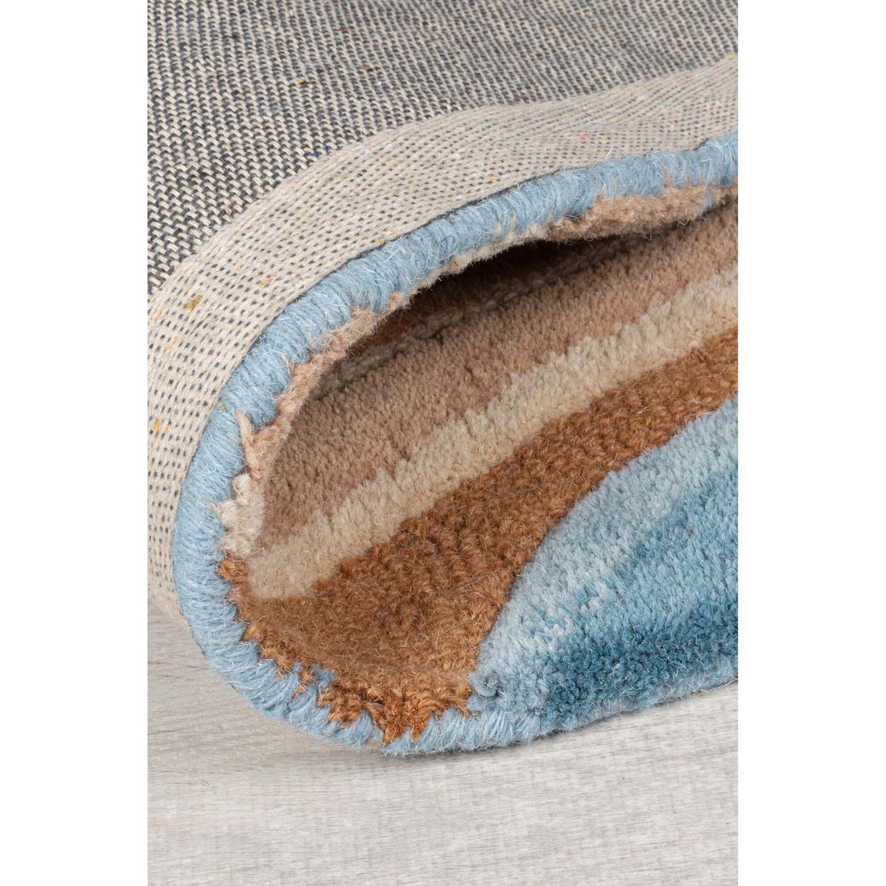 Abstract Flow Blue 120X170