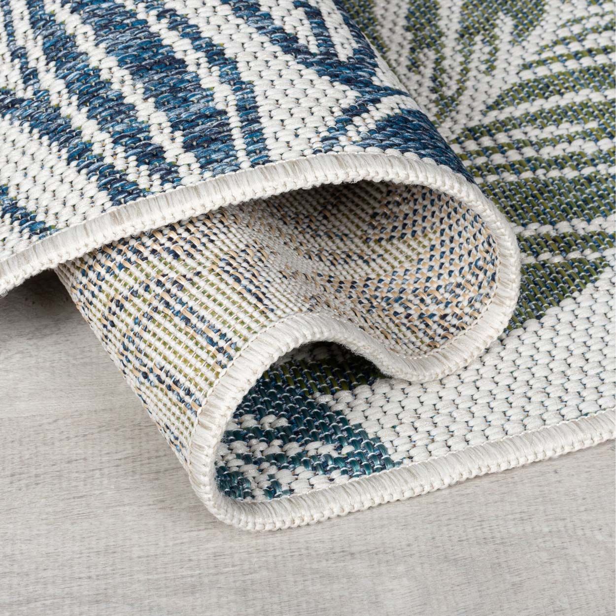 Bella Leaf Outdoor Blue Green 160X160