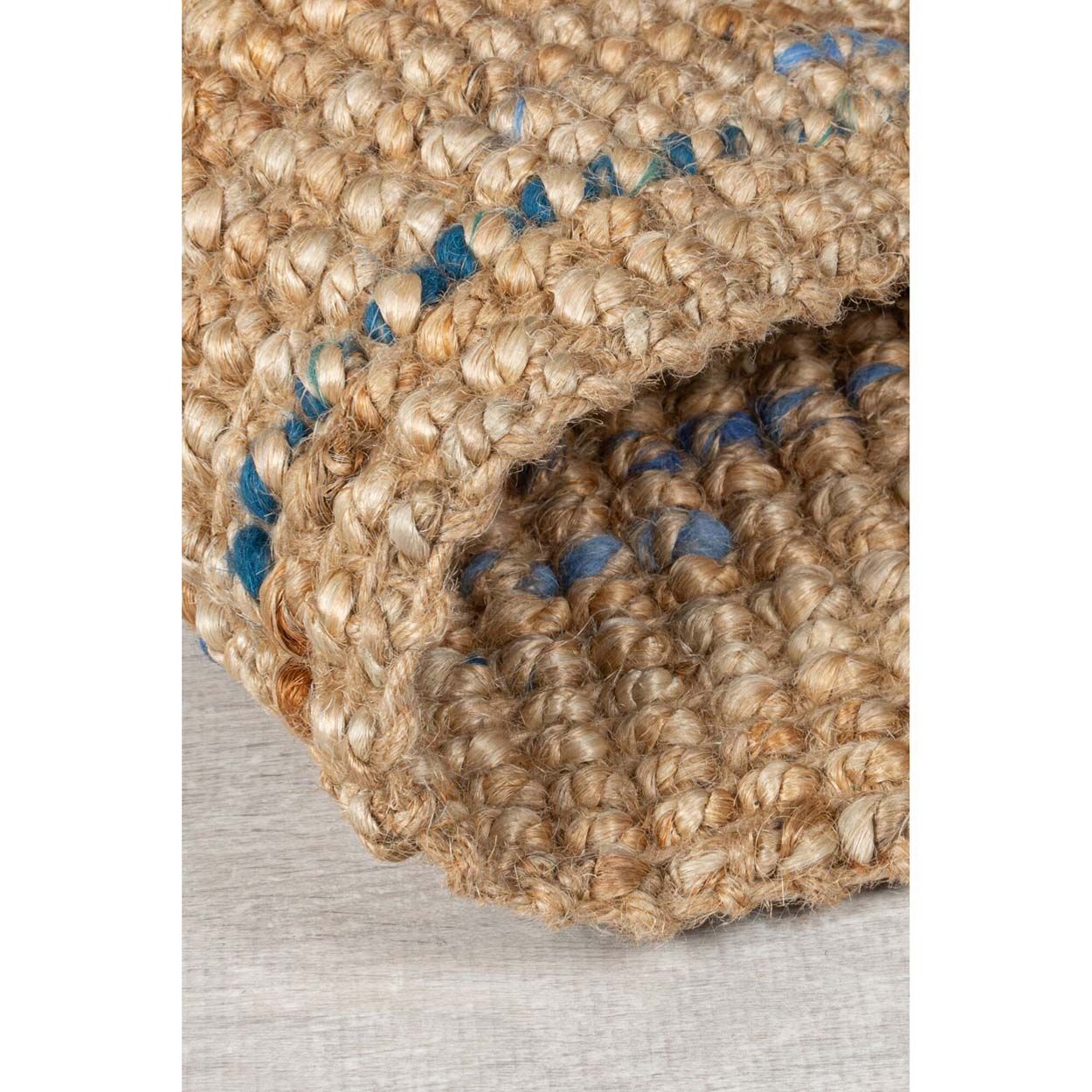 Jute Boucle Natural Blue 160X230