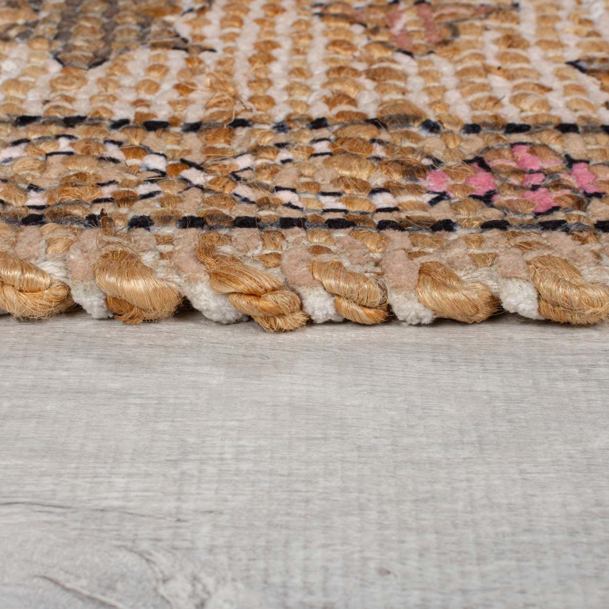 Celine Jute Global Green Pink 160X230