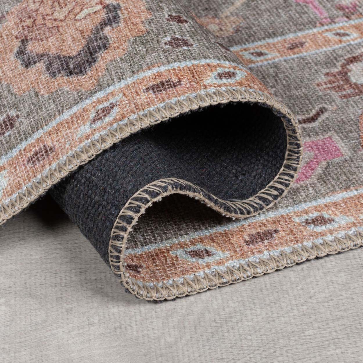 Una Floral Washable Green 115X170