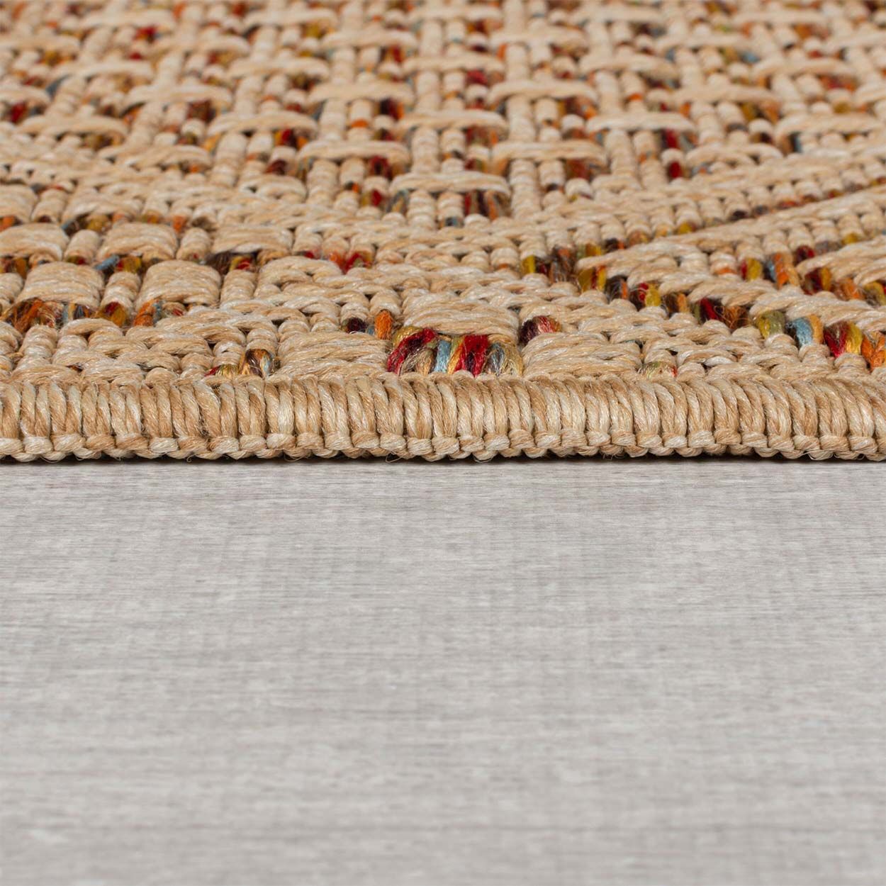 Nora Diamond Outdoor Natural Multi 160X230