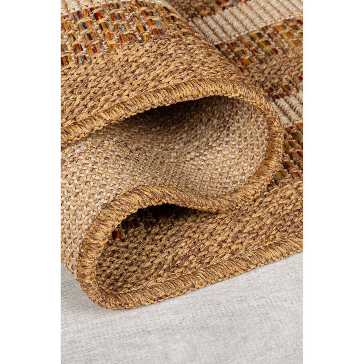 Layla Border Outdoor Natural Multi 120X170