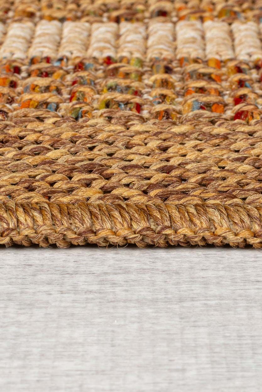 Layla Border Outdoor Natural Multi 80X230