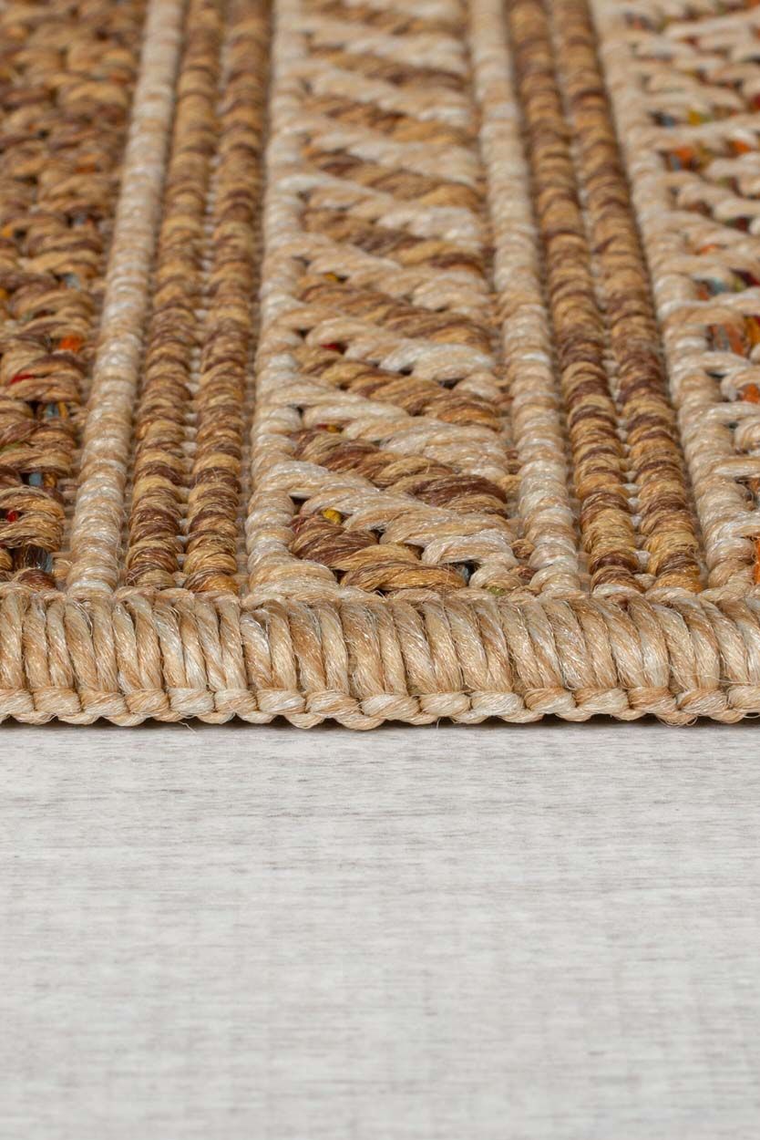 Farah Stripe Outdoor Natural Multi 120X170