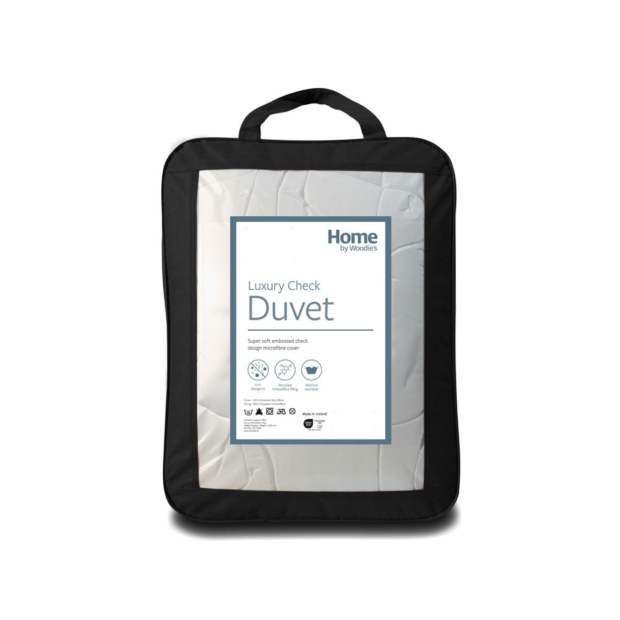 So Soft Check Design Duvet Single 13.5 Tog