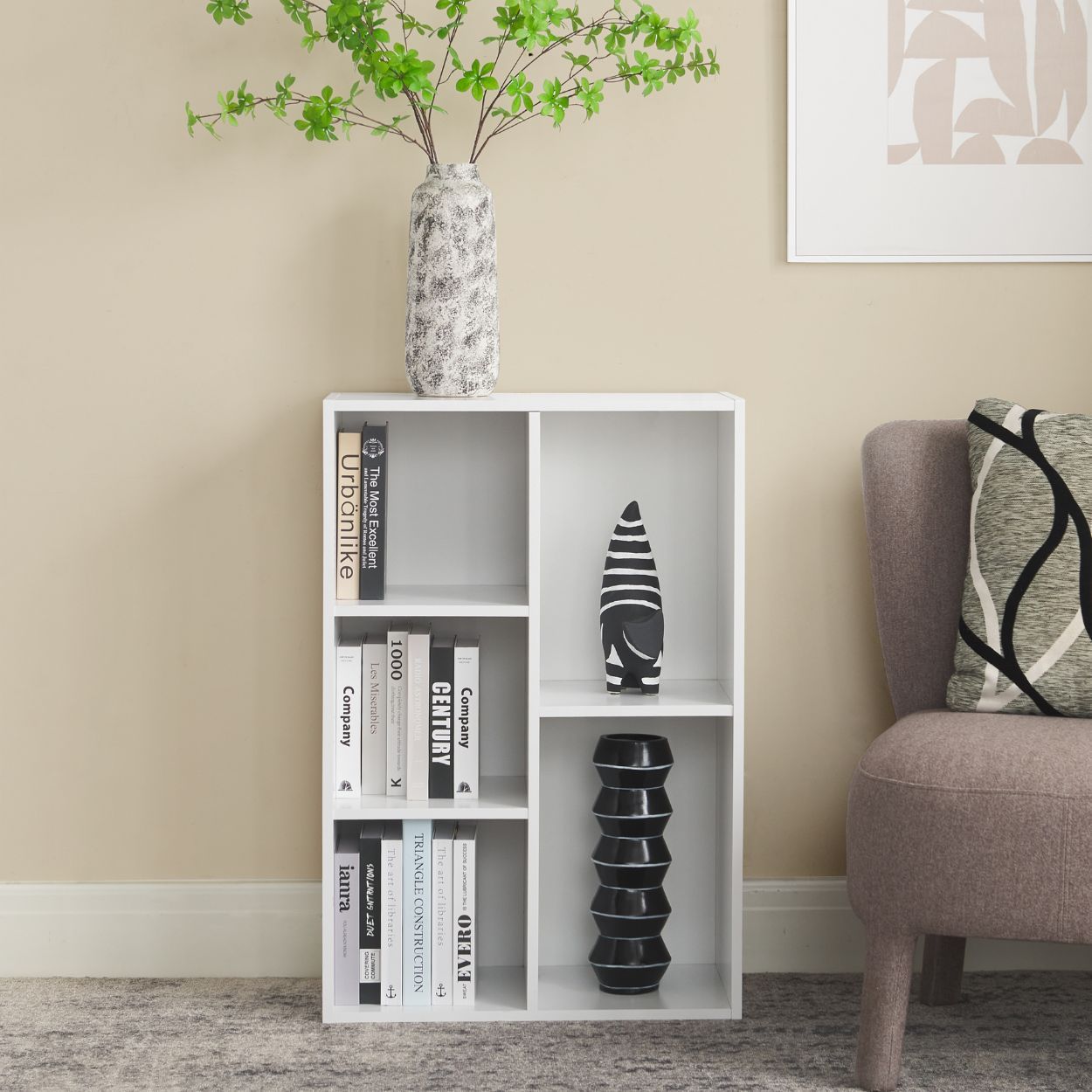 Joe 5 Shelf Utility Unit White