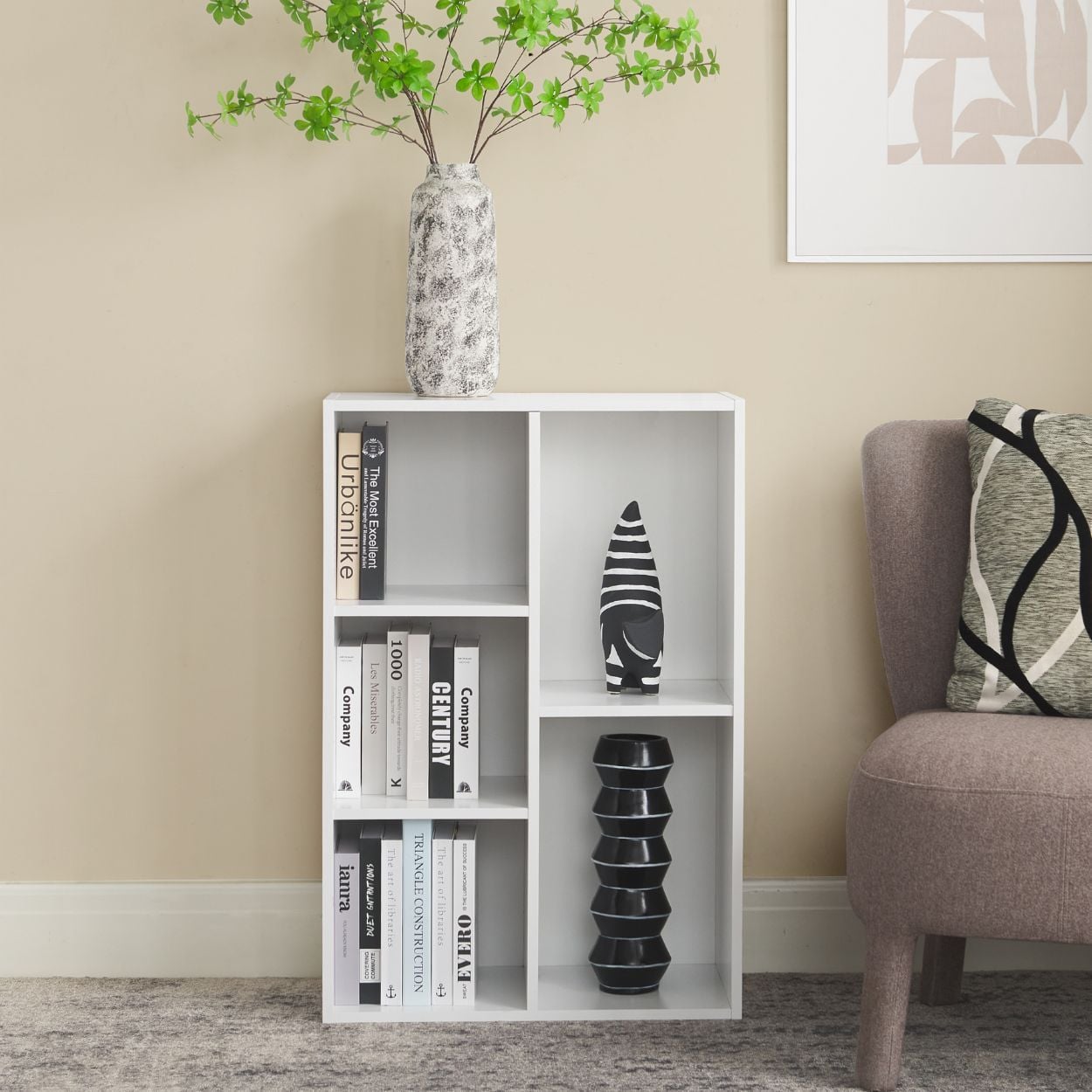 Joe 5 Shelf Utility Unit White