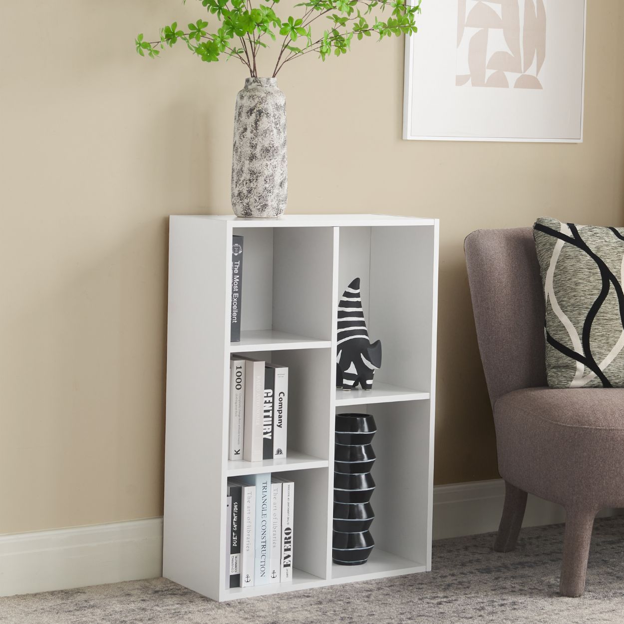 Joe 5 Shelf Utility Unit White