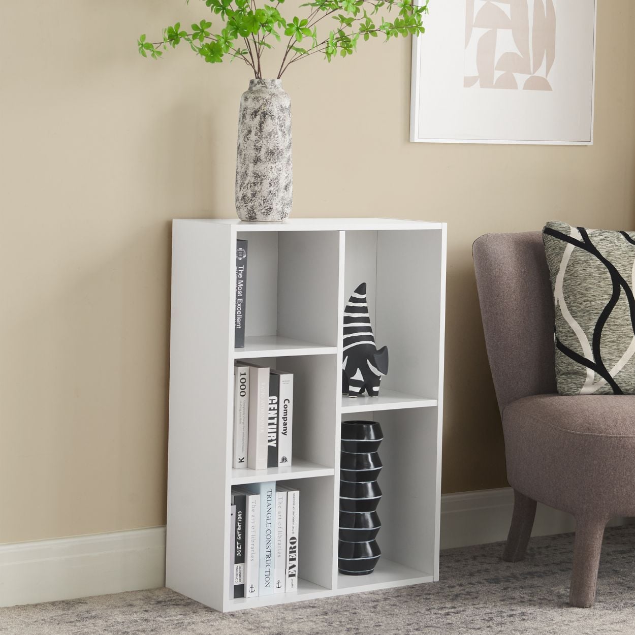 Joe 5 Shelf Utility Unit White