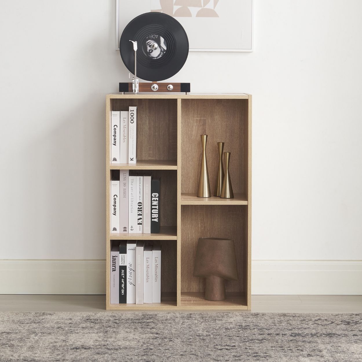 Joe 5 Shelf Utility Unit Oak