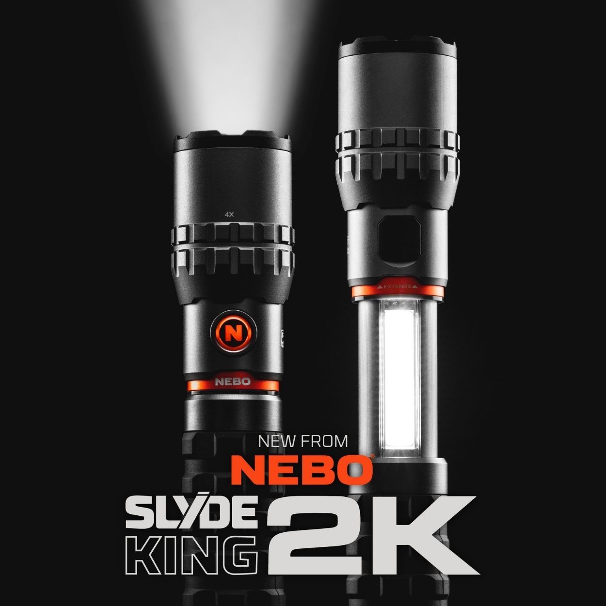 Nebo Slyde King 2K Rechargeable Torch & Work Light