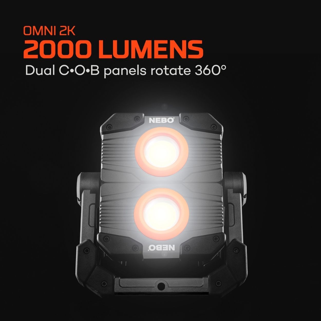 Nebo Omni 2000 Multi-Directional Rechargeable Work Light