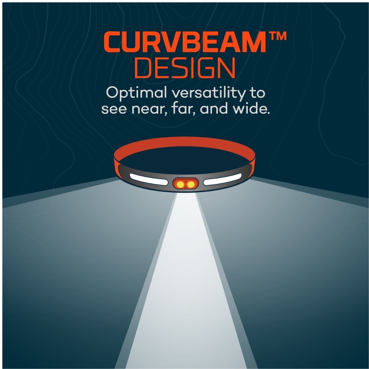 Curvbeam 600 Flex Headlamp - Pack With Window