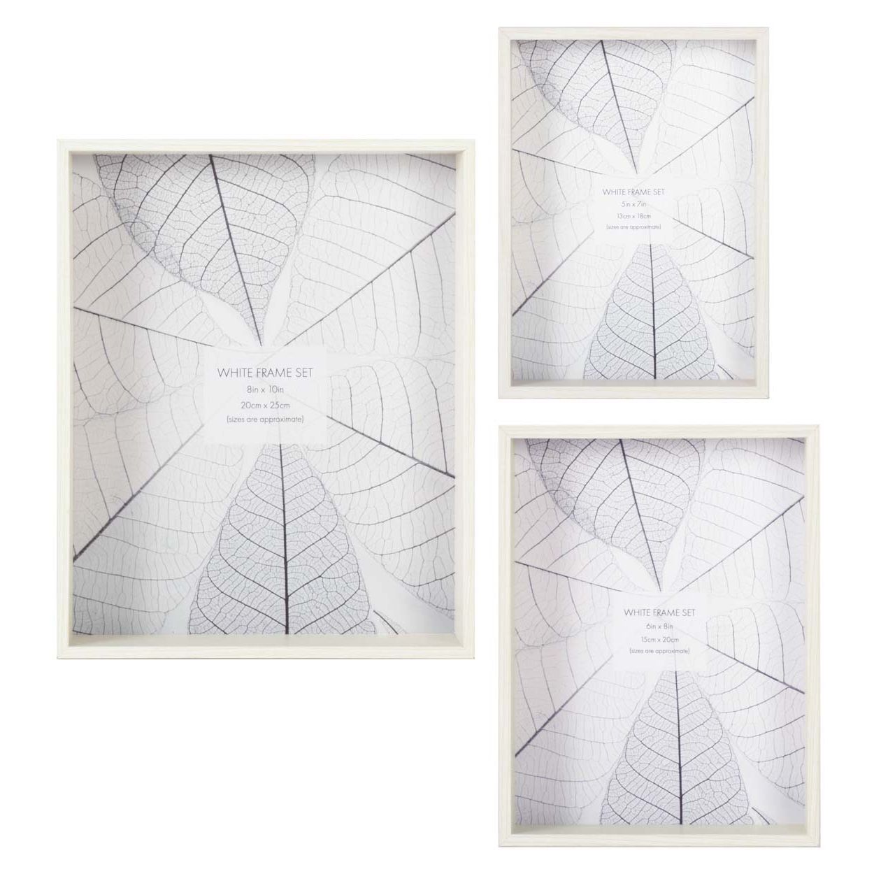 Box Set Frames White