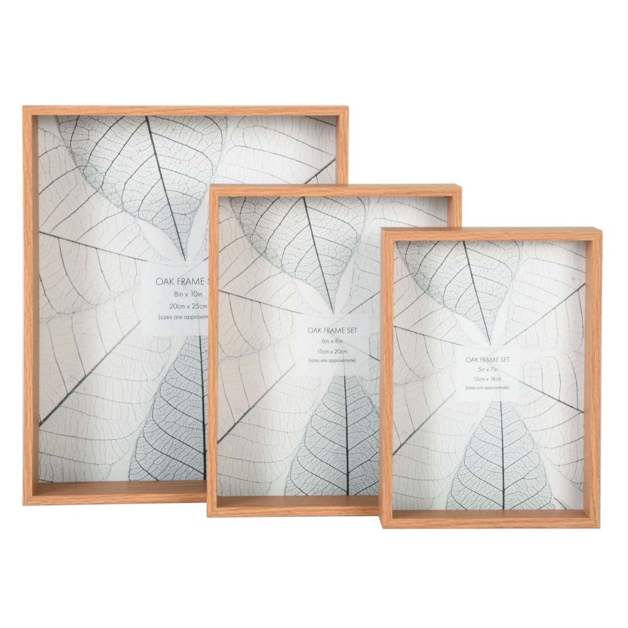 Box Set Frames Oak
