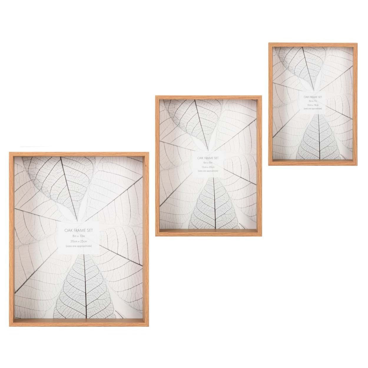 Box Set Frames Oak